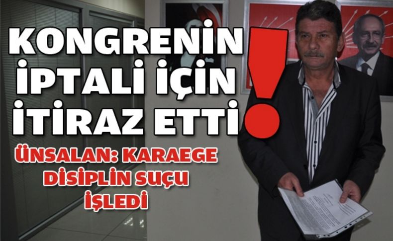 Kongre için itiraz geldi