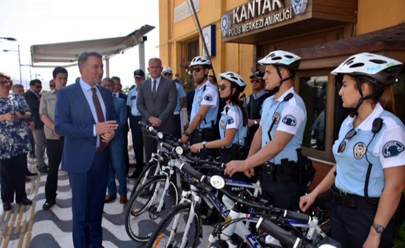 Kordon ve sahili bisikletli martı polisleri koruyacak