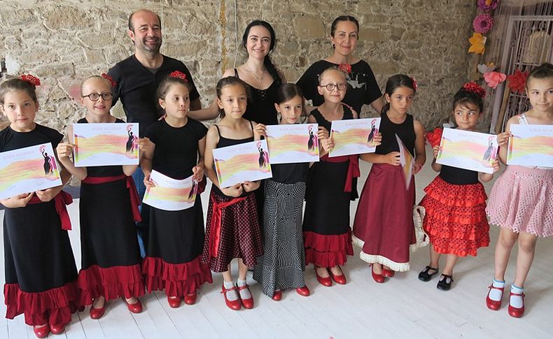 Küçük flamenkocular sertifika aldı