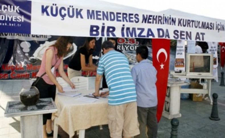 Küçük Menderes için 10 bin imza