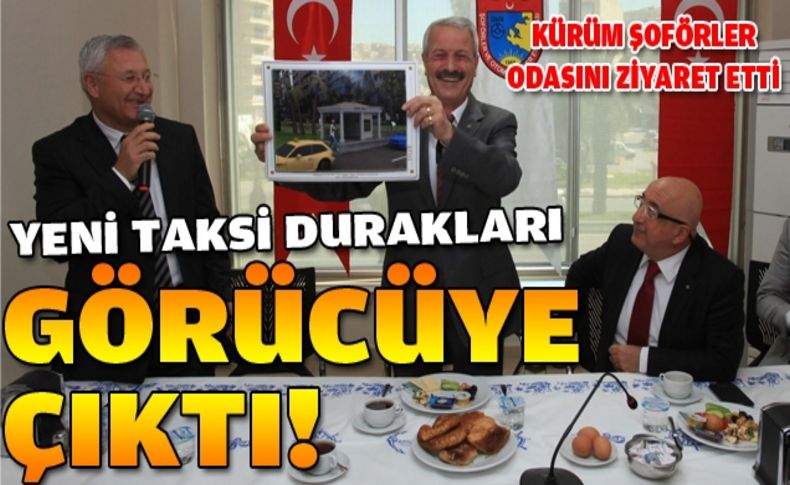 Kürüm şoförler odasını ziyaret etti