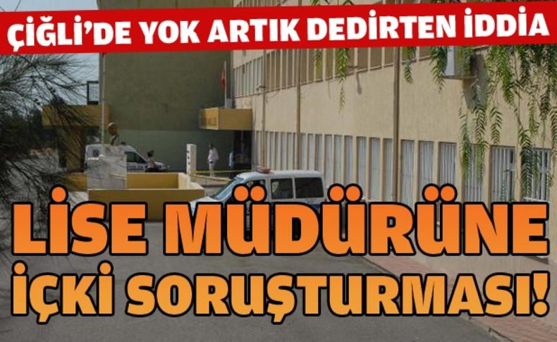 Lisede “içki içme” soruşturması