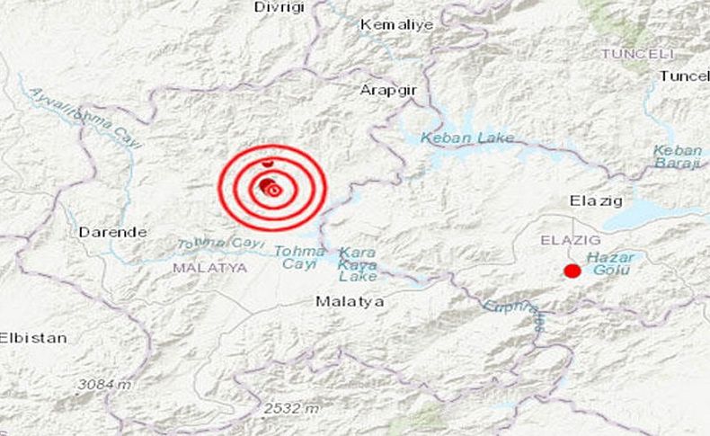 Malatya'da korkutan deprem