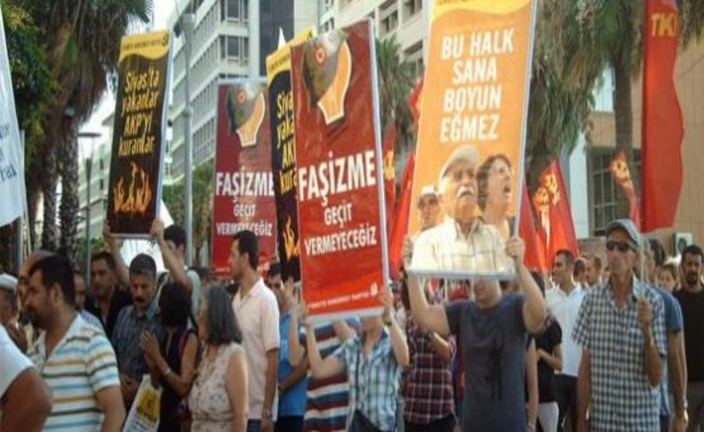 Malatya'daki gerici saldırılar İzmir ve Eskişehir’de protesto edildi.