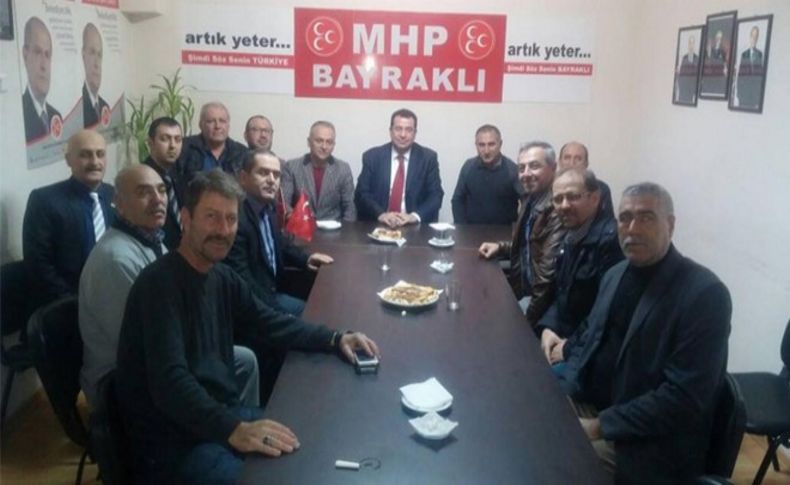 MHP'li Tanrıkulu Bayraklı ve Karşıyaka teşkilatlarını dinledi