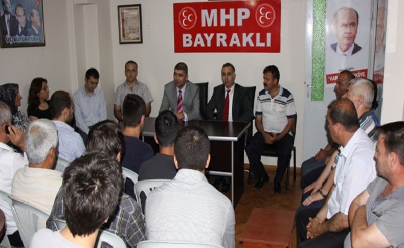 MHP Bayraklı’ya anlamlı ziyaret!