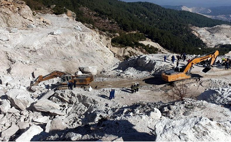 Milas'ta maden ocağında göçük!  2 işçi öldü