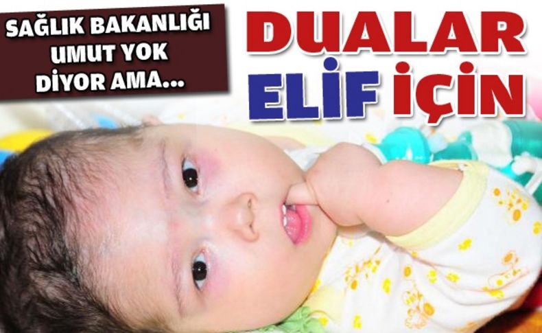 Minik Elif için umutlar tükeniyor