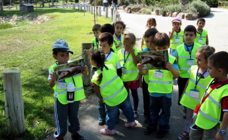 Miniklerden doğal yaşam parkına ziyaret