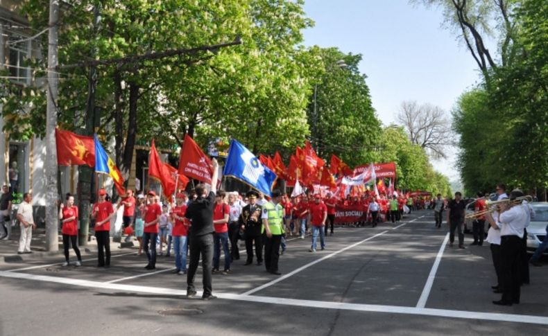 Moldova'da 1 Mayıs kutlaması olaysız geçti