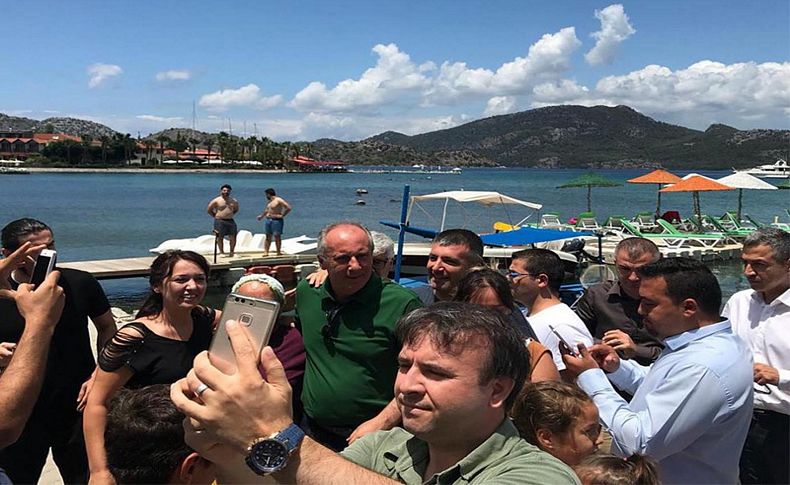 Muharrem İnce, Marmaris'te tatilde