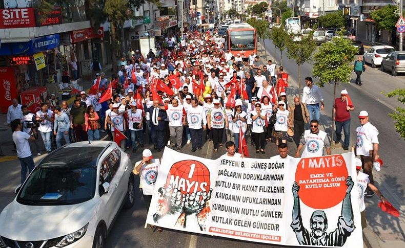 Narlıdere’de 1 Mayıs coşkusu