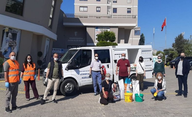 Narlıdere'de can dostlar unutulmadı