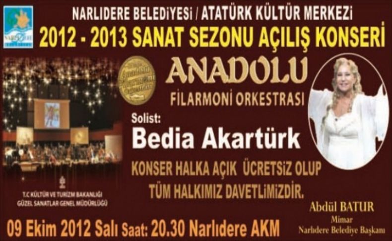 Narlıdere AKM Sezonu Açıyor