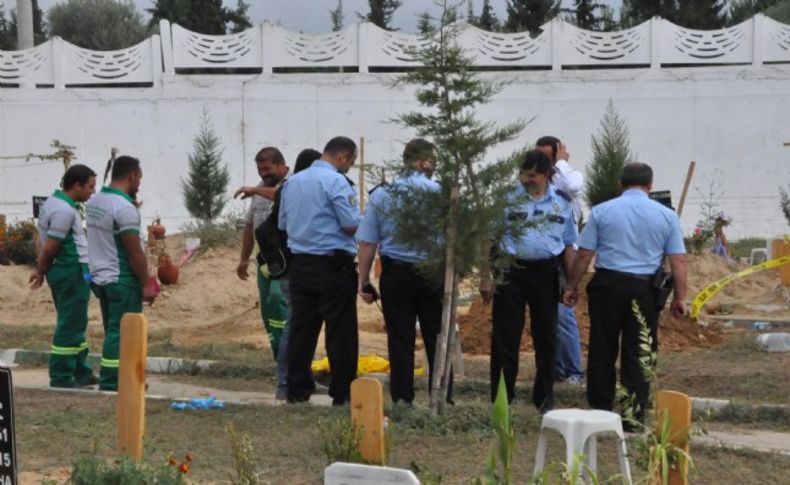 Nazilli'de polisi harekete geçiren mezar