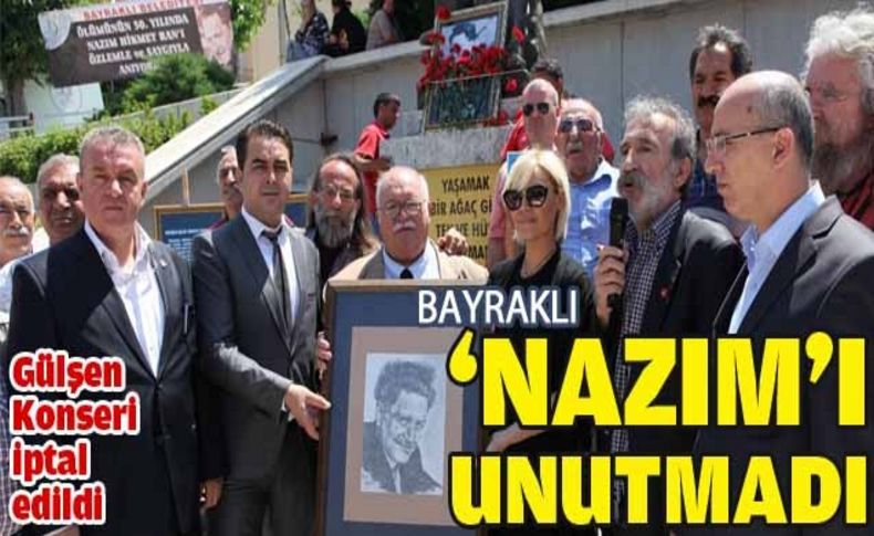 “Nazım Hikmet” Bayraklı'da Anıldı