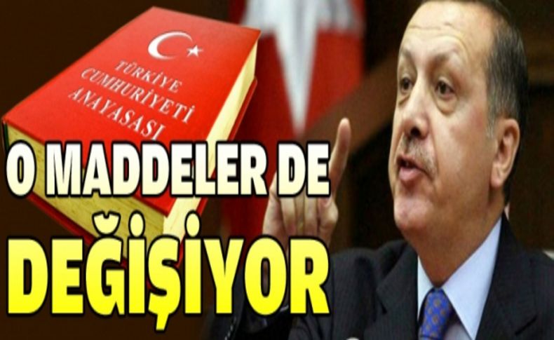 O maddeler de değişiyor