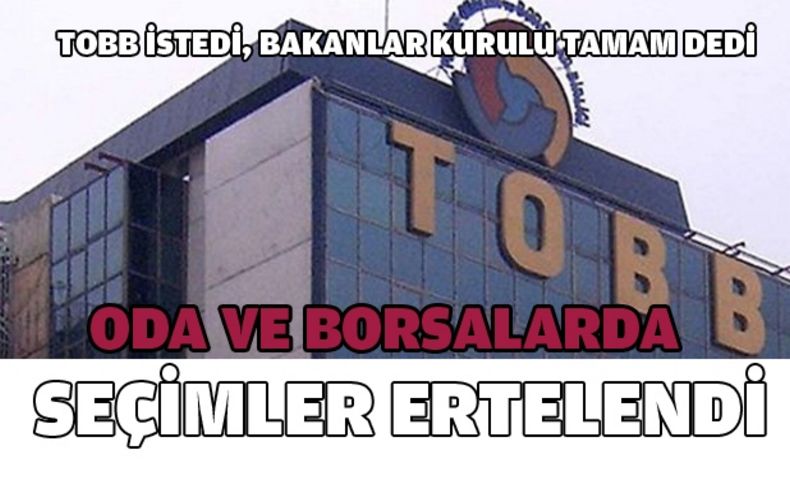 Oda ve borsalarda erteleme sürprizi