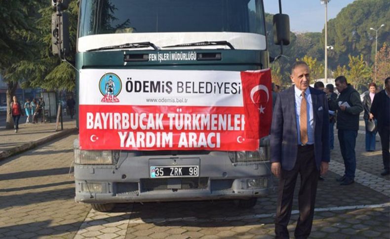 Ödemiş'ten Bayırbucak Türkmenleri'ne bir TIR yardım