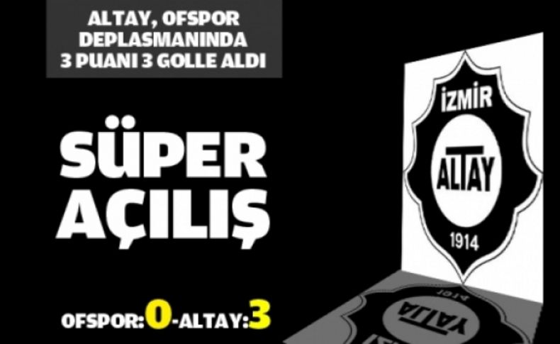 Ofspor:0 Altay:3