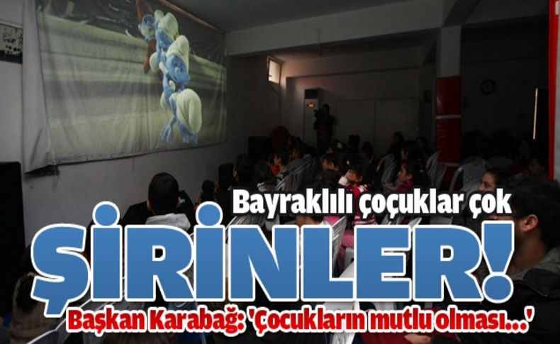 Öğrenciler şirinleri çok sevdi