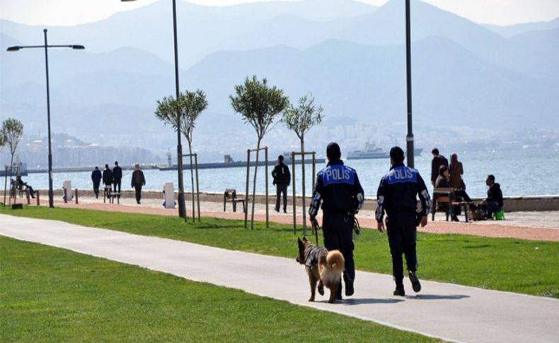 İzmir sokaklarında sıkı önlem