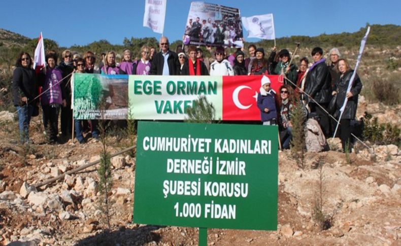 Cumhuriyet Kadınları'ndan doğaya katkı