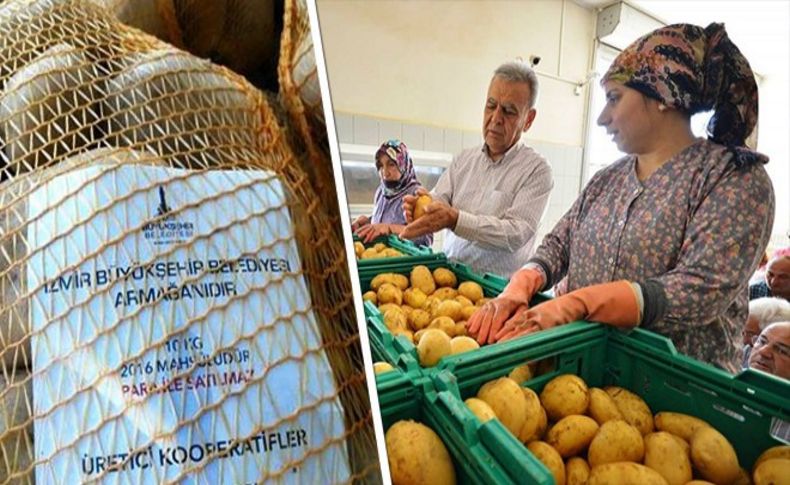 Büyükşehir Ödemiş'ten patates alımına başladı