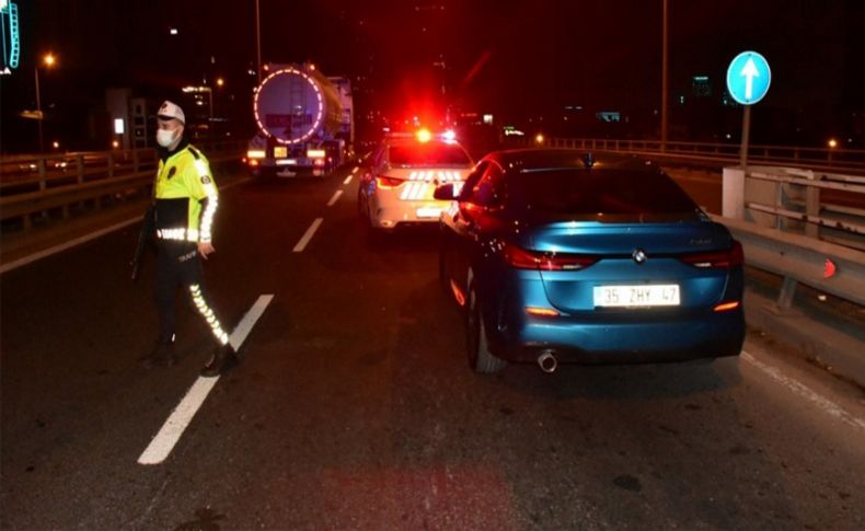 Polisin 'dur' ihtarına uymayan sürücü kaza yapınca yakalandı