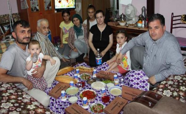 Başkan Doğruer'den çat kapı iftar