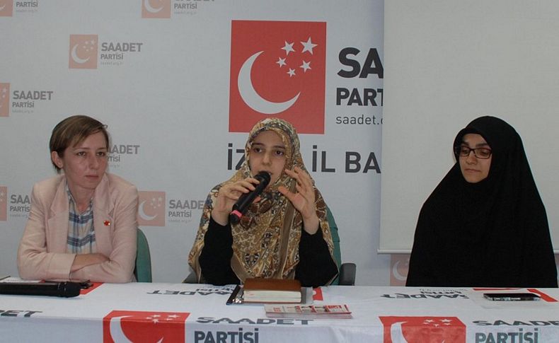 Saadet Partisi'nin kadın milletvekili adayları, gençlerle buluştu