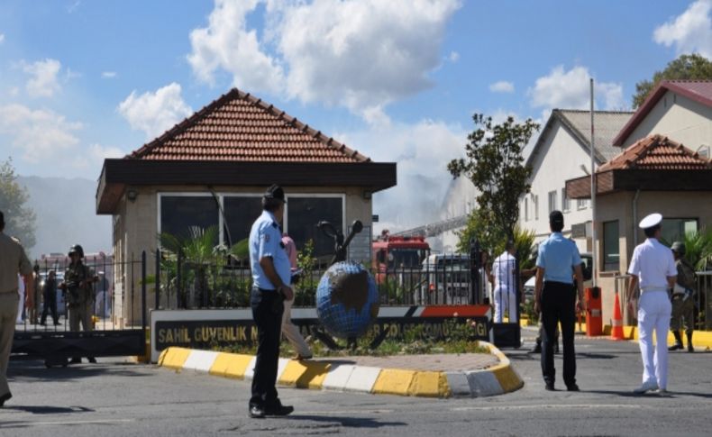 Sahil Güvenlik Komutanlığı'nda yangın