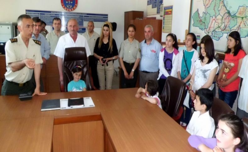 Samsun İl Jandarma Komutanlığı minikleri ağırladı