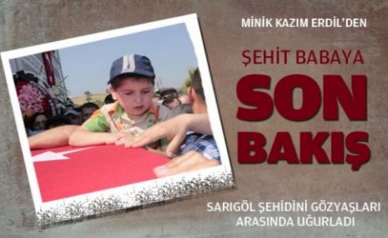 Sarıgöl şehidini gözyaşları arasında uğurladı