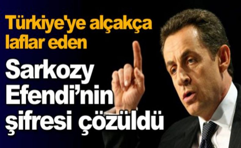 Sarkozy Efendi'nin sırrı ortaya çıktı !