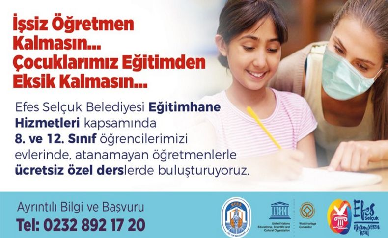 Selçuk'ta atanamayan öğretmenler öğrencilerle buluşuyor