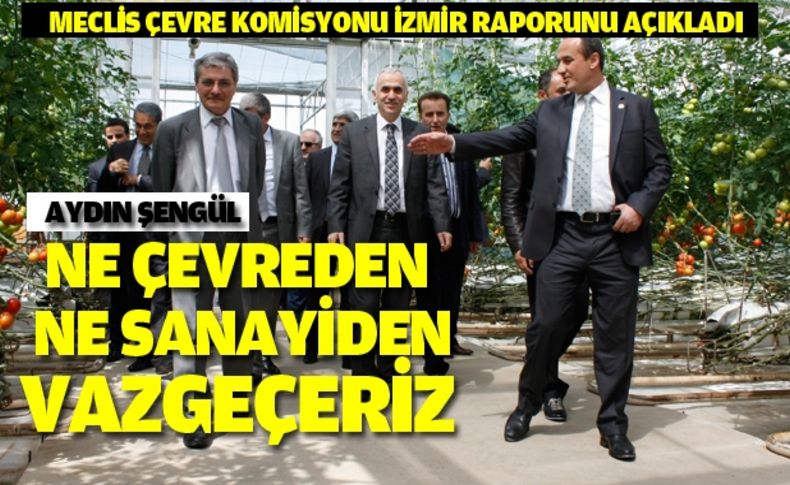 Şengül: “Ne çevreden, ne sanayiden'