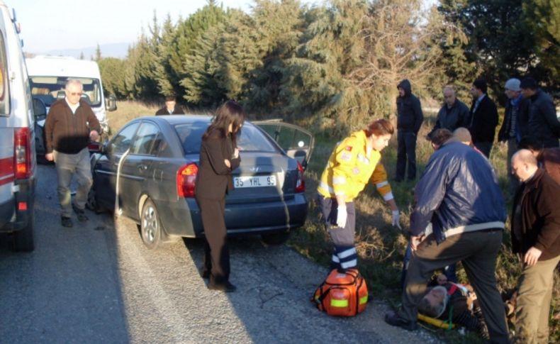 Şerit ihlali kaza getirdi, 1 ölü 10 yaralı