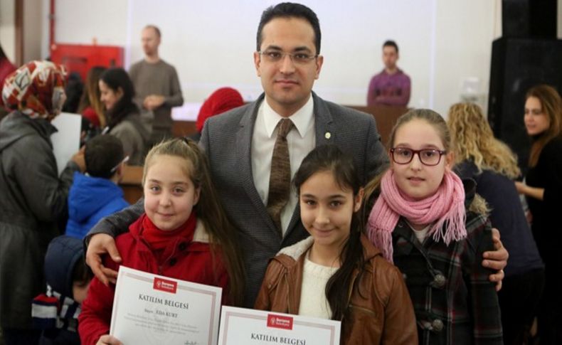 Bornova’nın Genç Kaşifleri sertifika heyecanı yaşadı
