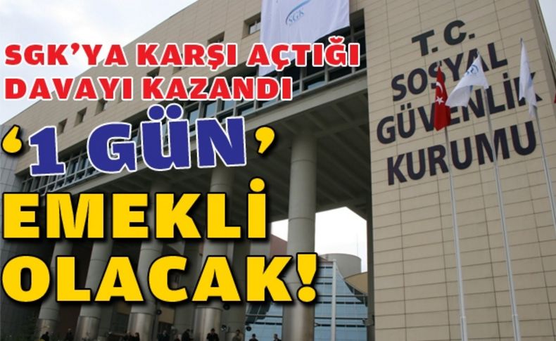 SGK'ya açtığı 1 günlük prim davasını kazandı