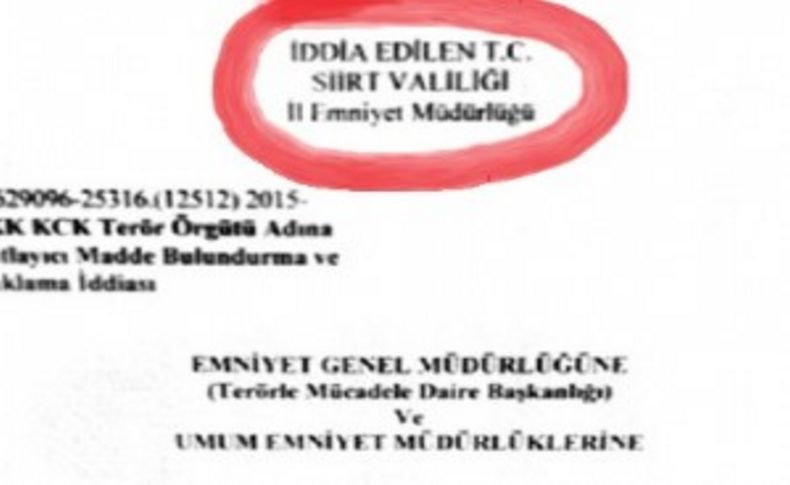 Yok böyle skandal: 'İddia edilen T.C Siirt Valiliği’