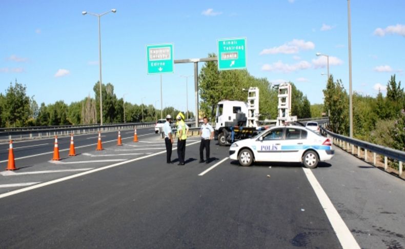 Silivri Cezaevi'ne giden yollar kapatıldı