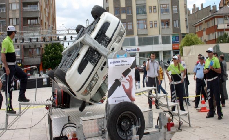 Sivas'ta emniyet kemeri alarmı