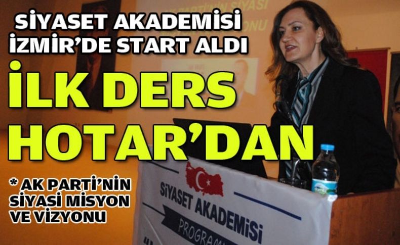 Siyaset Akademisi ders zili çaldı!