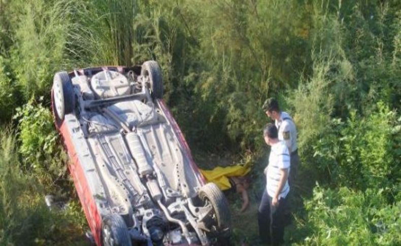 Söke'de aşırı hız kazası: 1 ölü, 1 yaralı