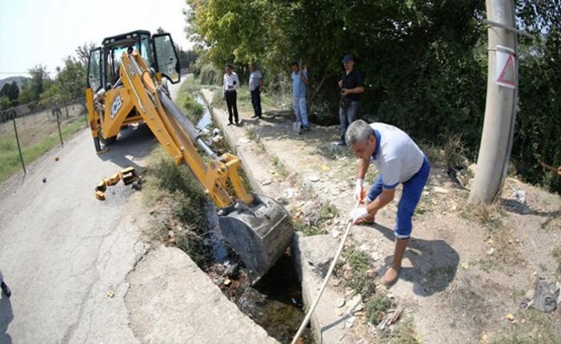 Pınarbaşı dere yatağı temizlendi