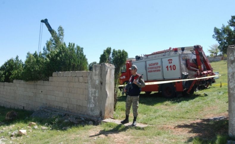 Su kuyusundaki cesedi çıkarma çalışmaları başlatıldı