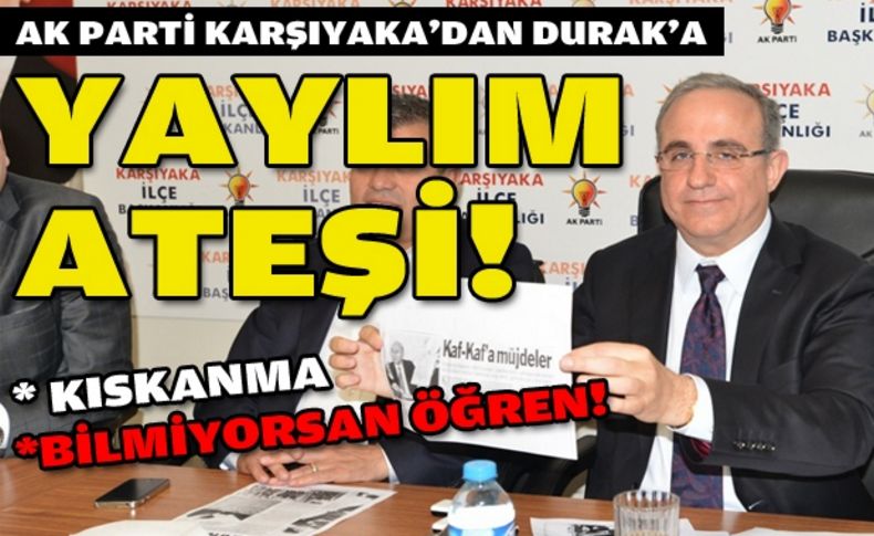 Sürekli'den Durak'a yaylım ateşi!