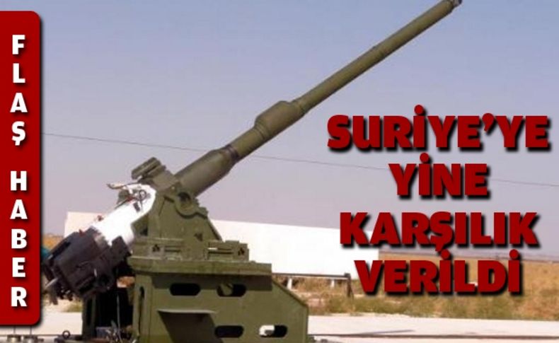 Suriye'ye yine karşılık verildi