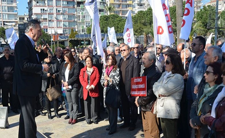 Karabağlar'da teröre karşı ortak ses